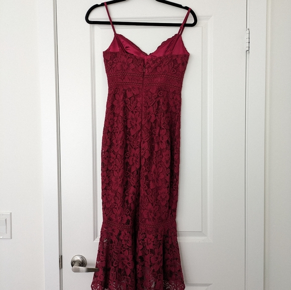 EverNew Red lace dress - Picture 4 of 7